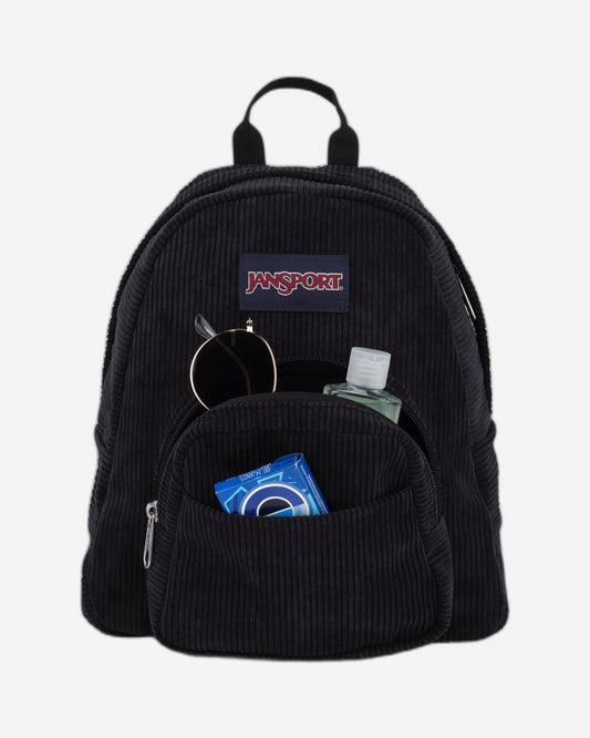 JanSport Half Pint FX Small backpack Black Corduroy EK0A5BII9O81