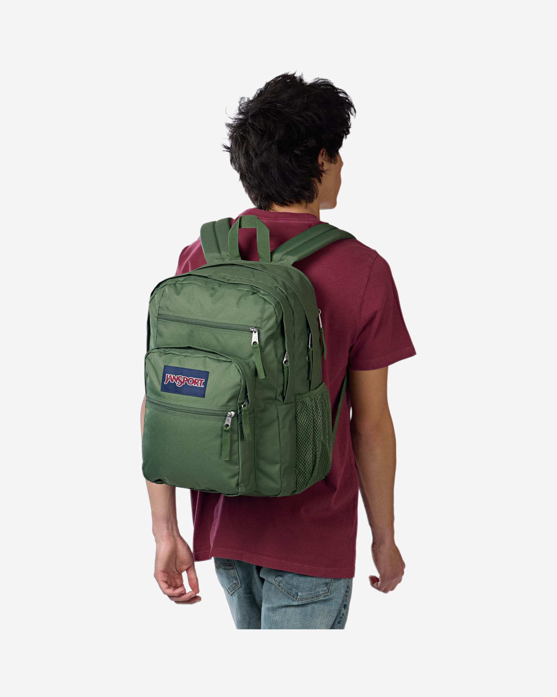 Buy JanSport Big Student Large laptop Cargo Green Backpack Online in UAE
