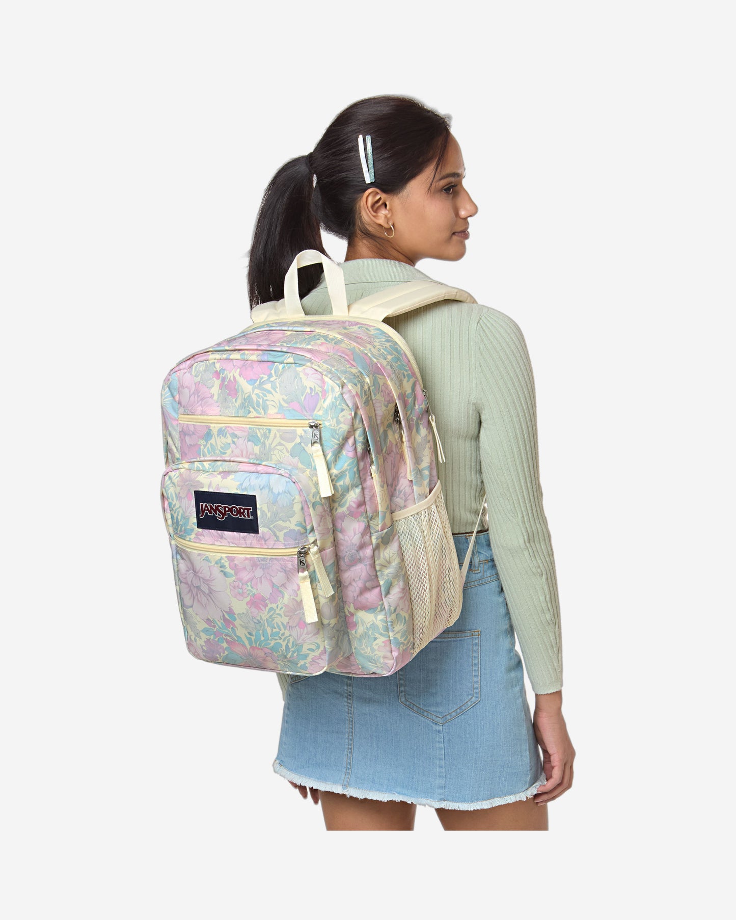 JanSport Big Student Large laptop Faded Tapestry Backpack