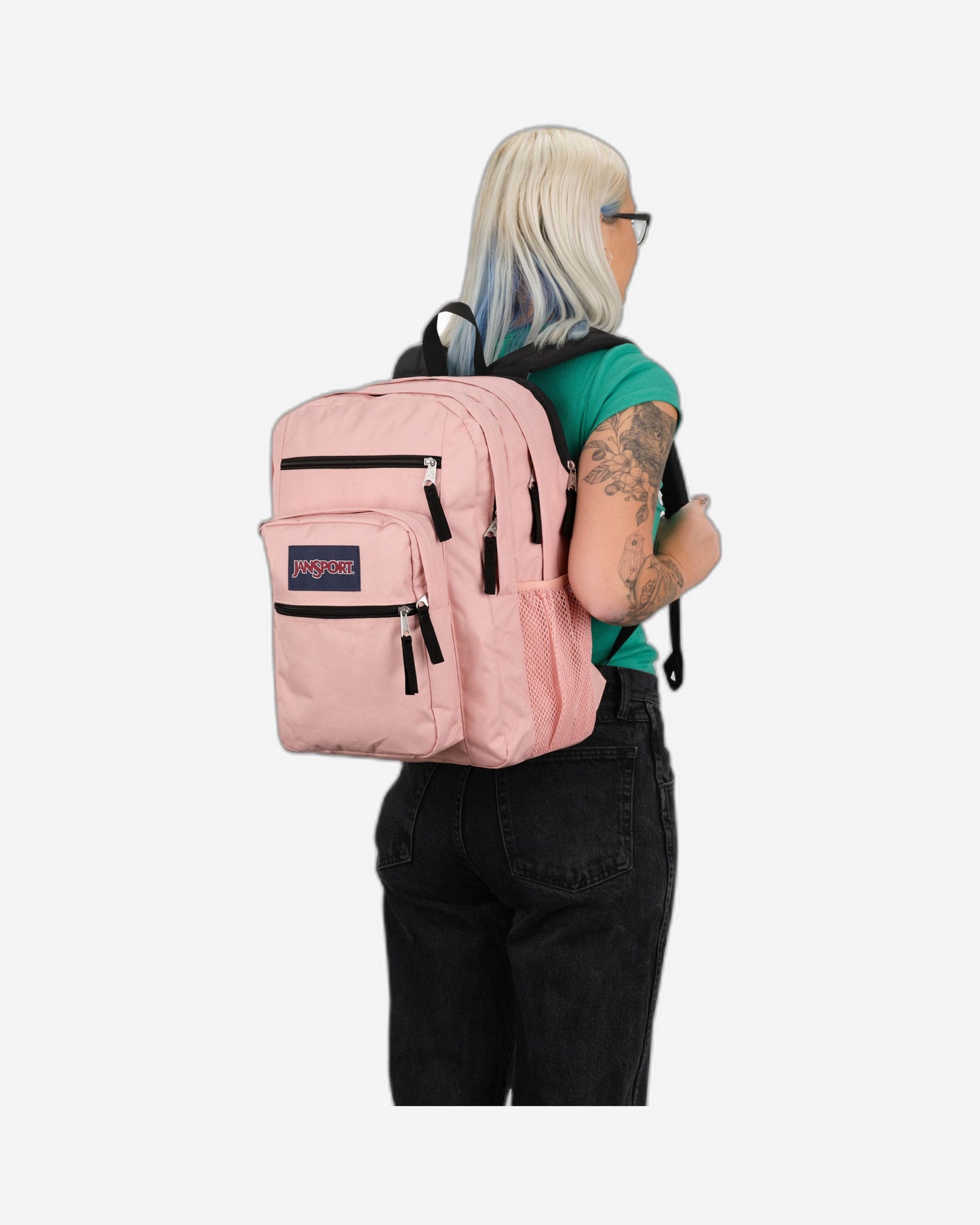 JanSport Big Student Large laptop Misty Rose Backpack