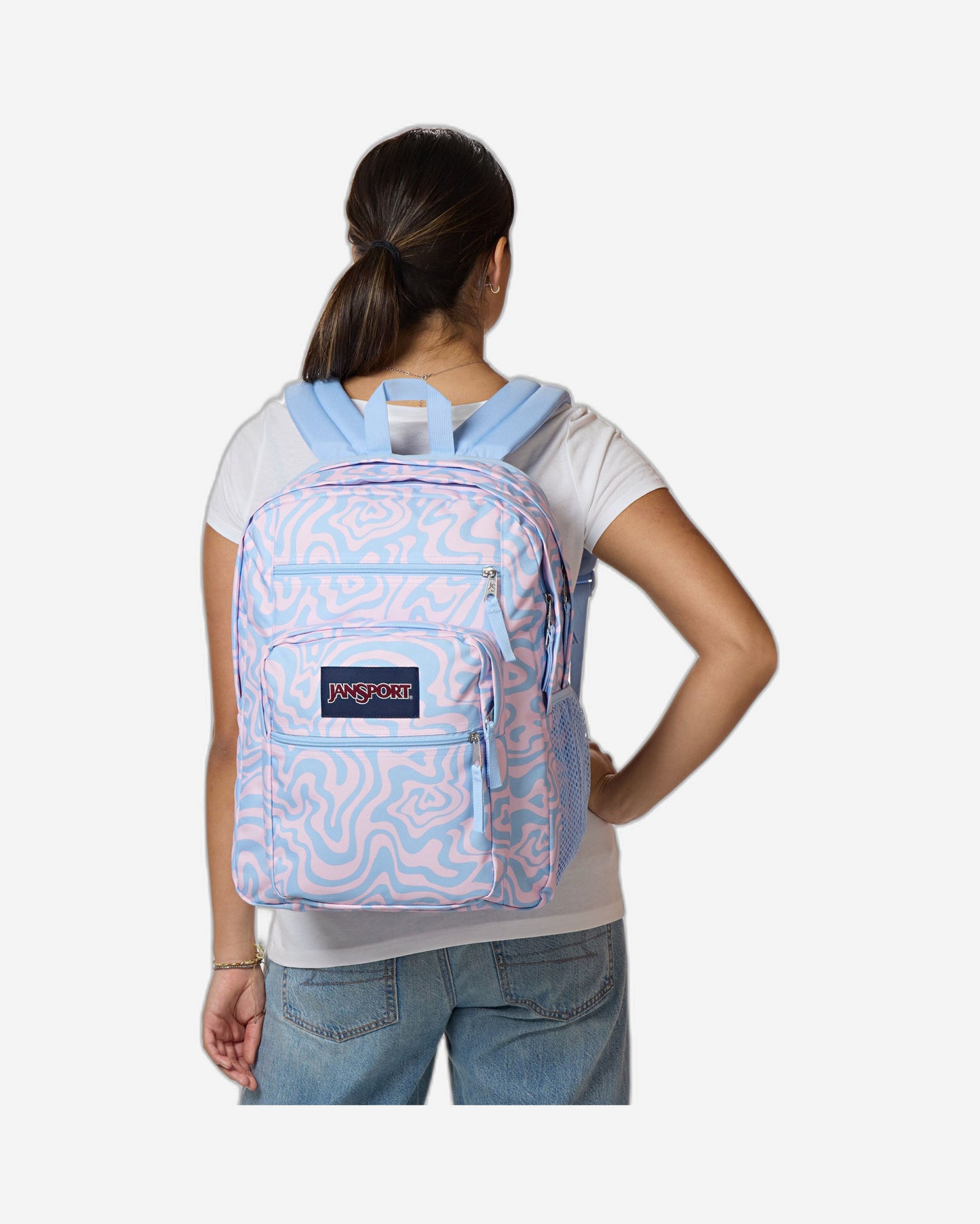 JanSport Big Student Large laptop backpack Upbeatgroovpink EK0A5BAH2Y51