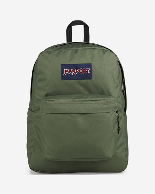 JanSport SuperBreak Plus Medium laptop backpack Cargo Green EK0A5BAO2T31