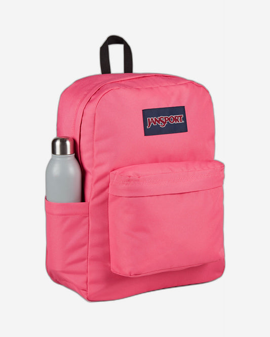JanSport SuperBreak Plus Medium laptop backpack Posh Pink EK0A5BAO9O21