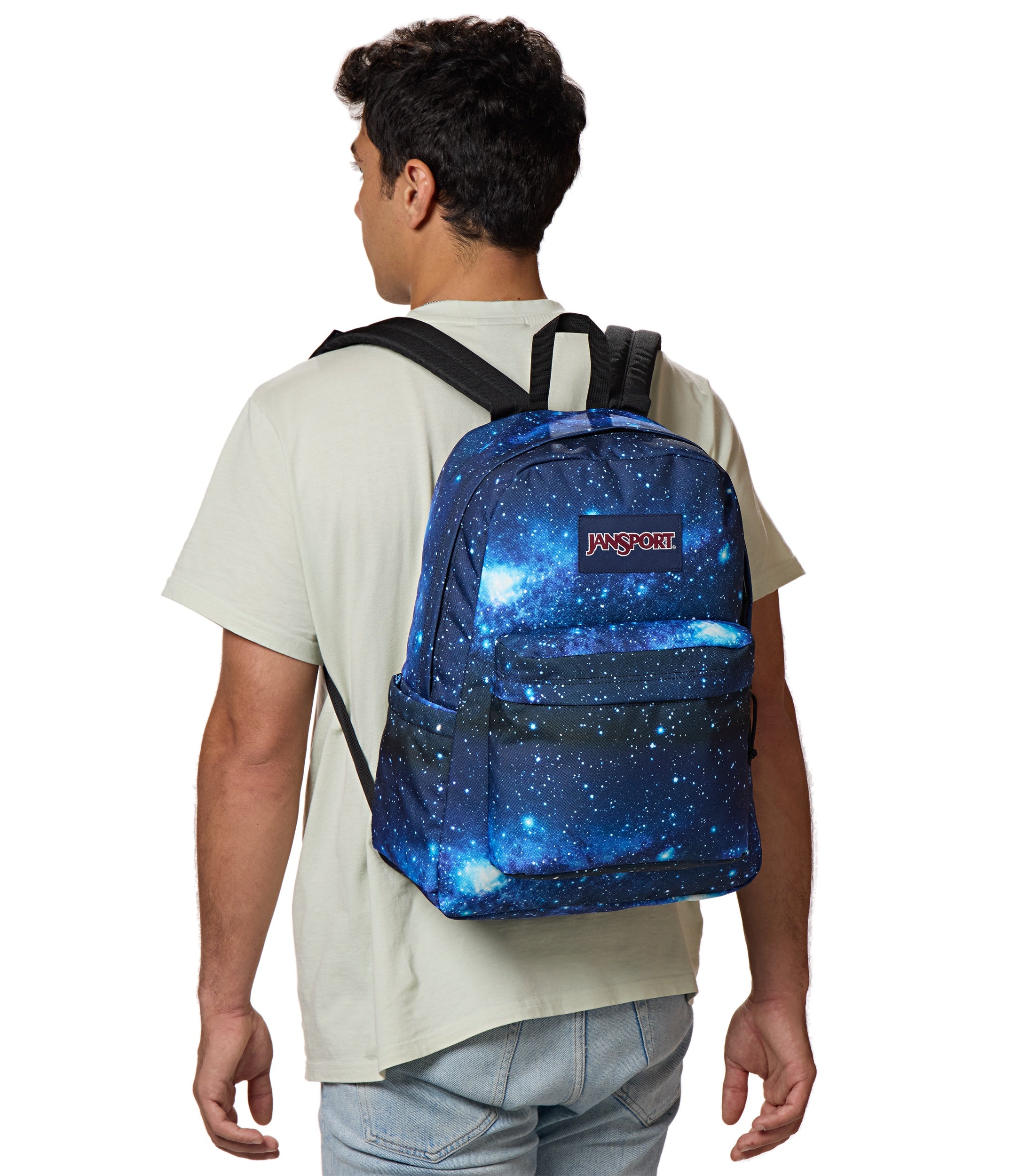 JanSport SuperBreak Plus Medium laptop backpack Stellar Starfie EK0A5BAO2W91