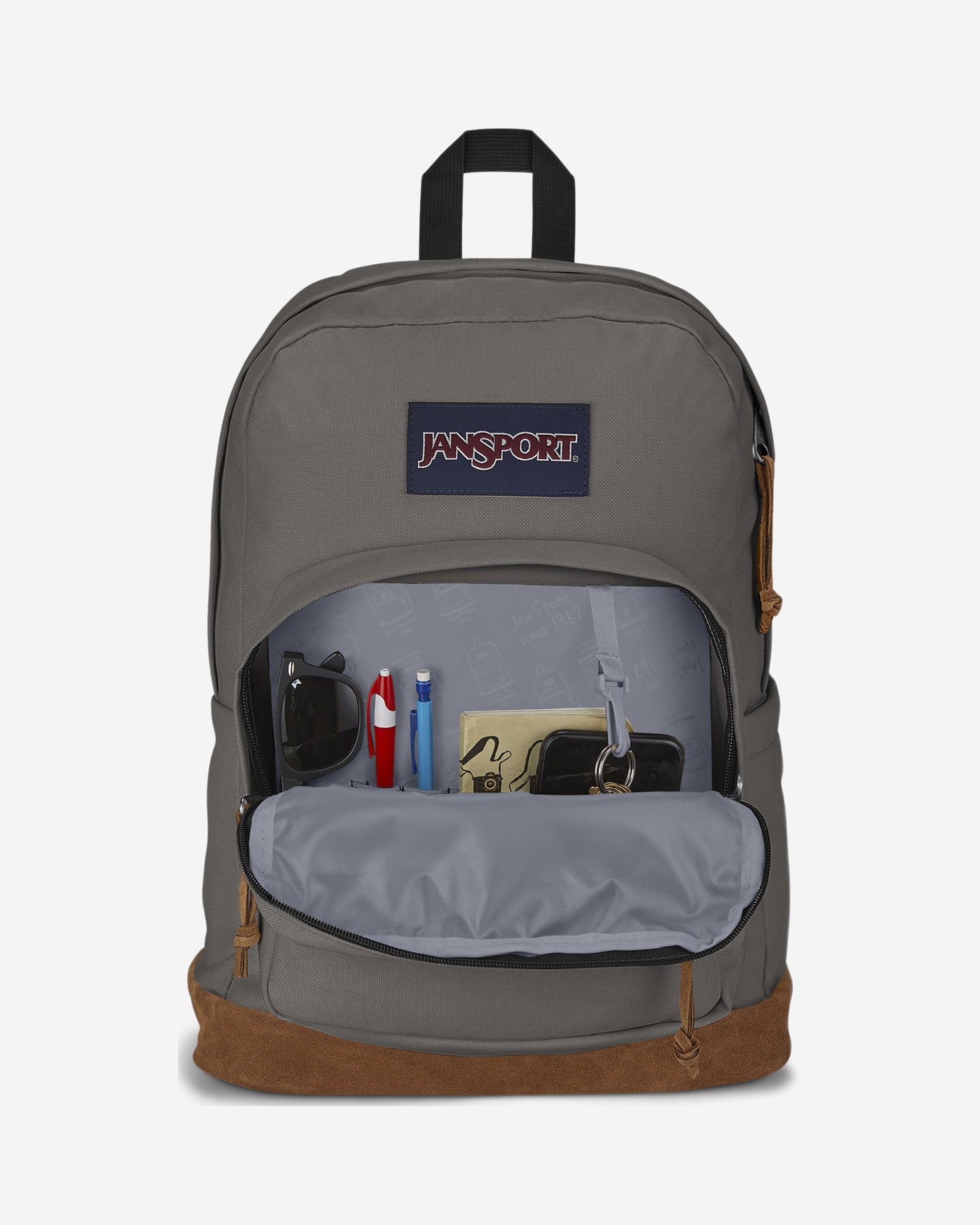 JanSport Right Pack Large laptop backpack Graphite Grey EK0A5BAPN601