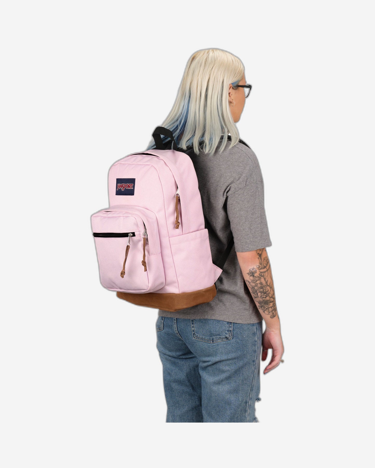 JanSport Right Pack Large laptop backpack Pink Ice Backpack