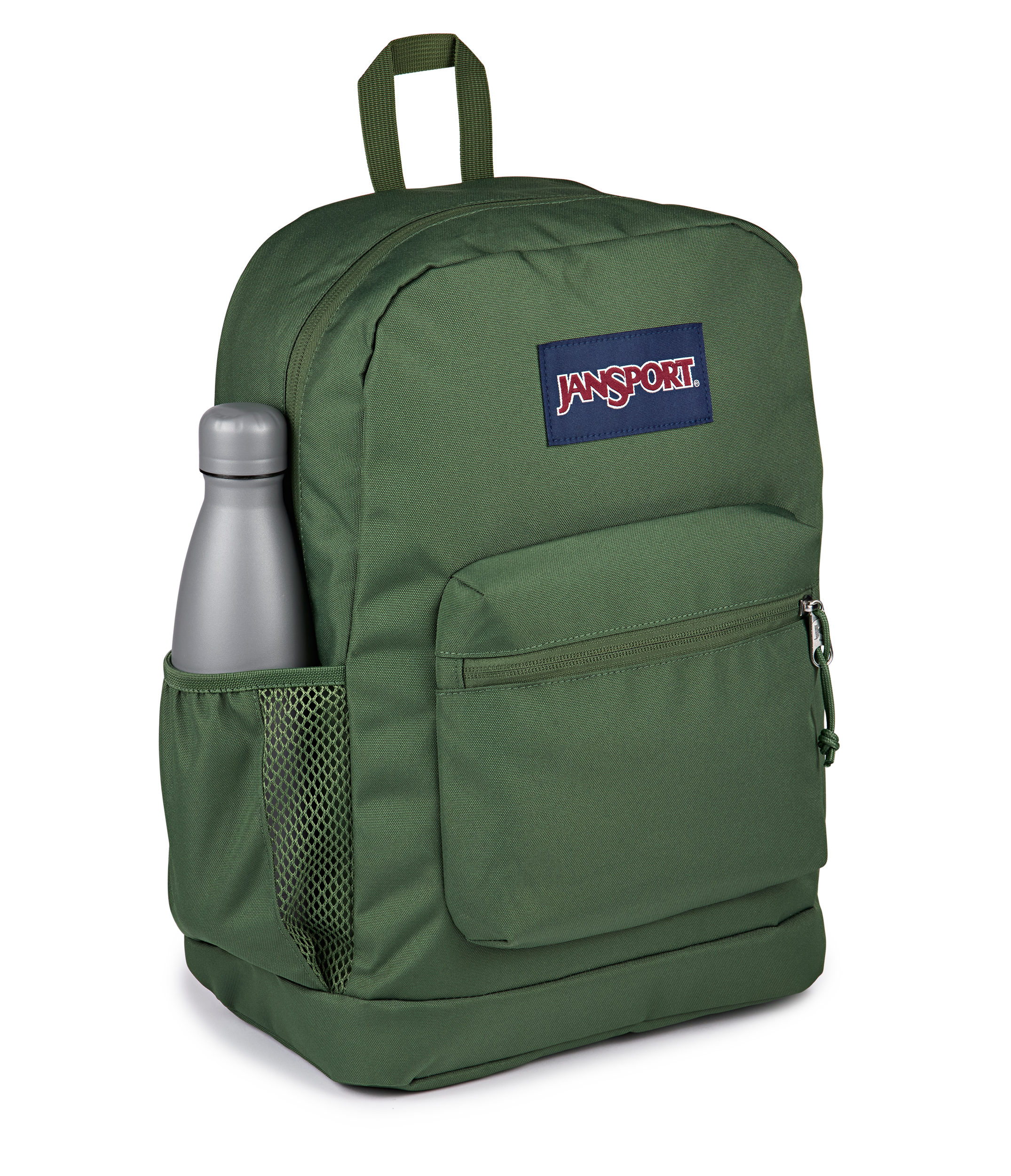  JanSport Cross Town Plus Medium laptop backpack Cargo Green EK0A5BLB2T31