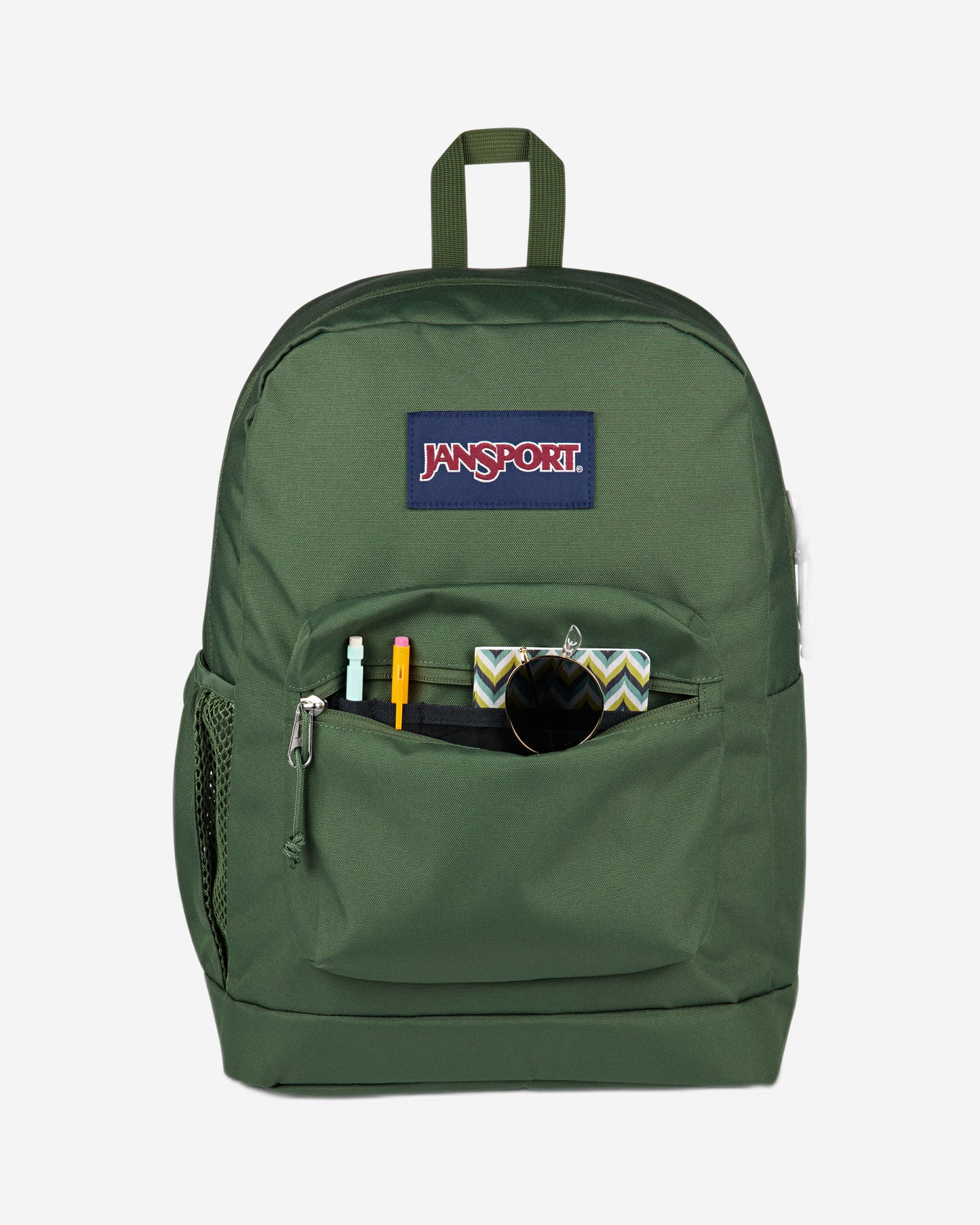 JanSport Cross Town Plus Medium laptop backpack Cargo Green EK0A5BLB2T31