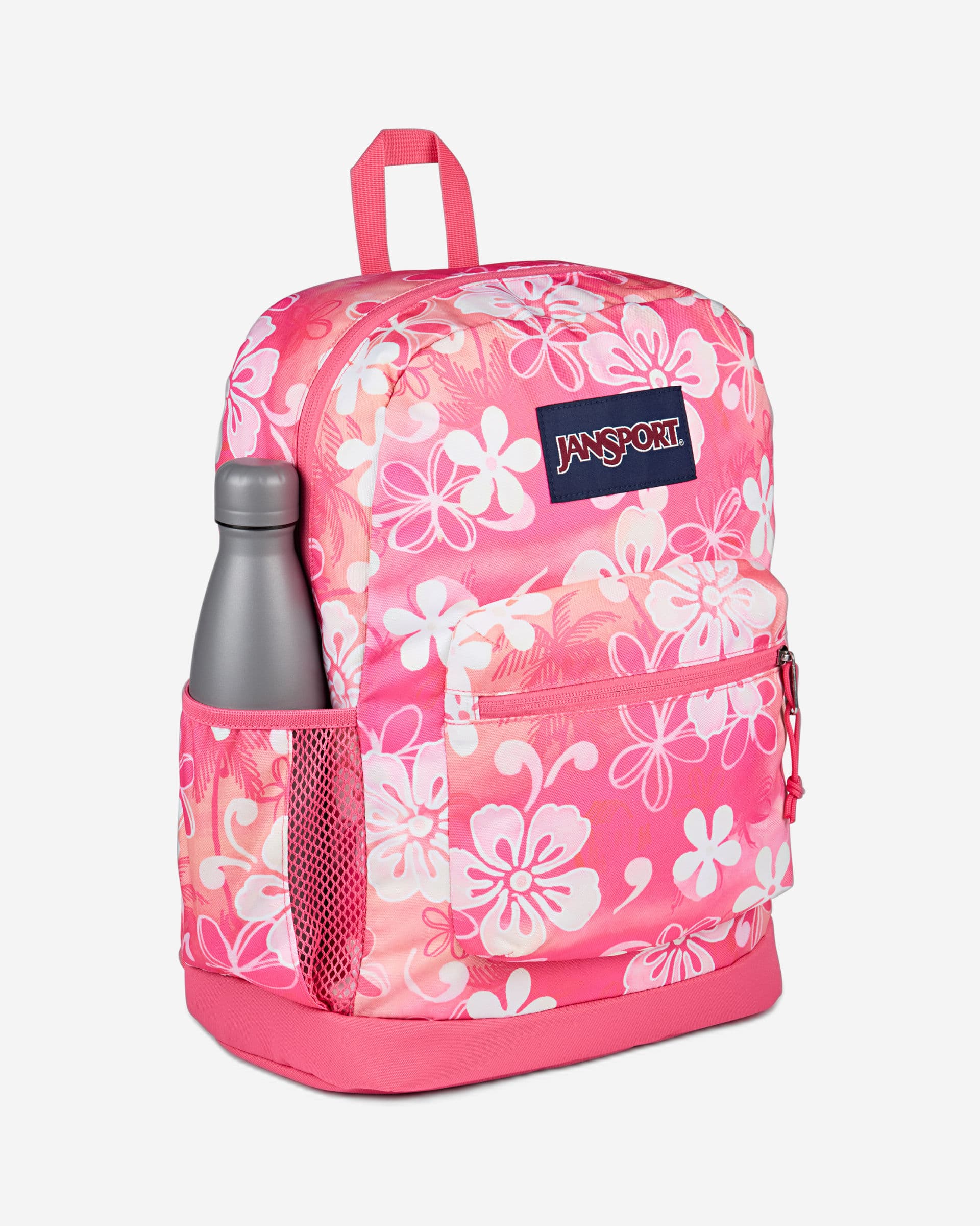 Buy JanSport Cross Town Plus Medium laptop Hiblisscus Backpack Online in UAE