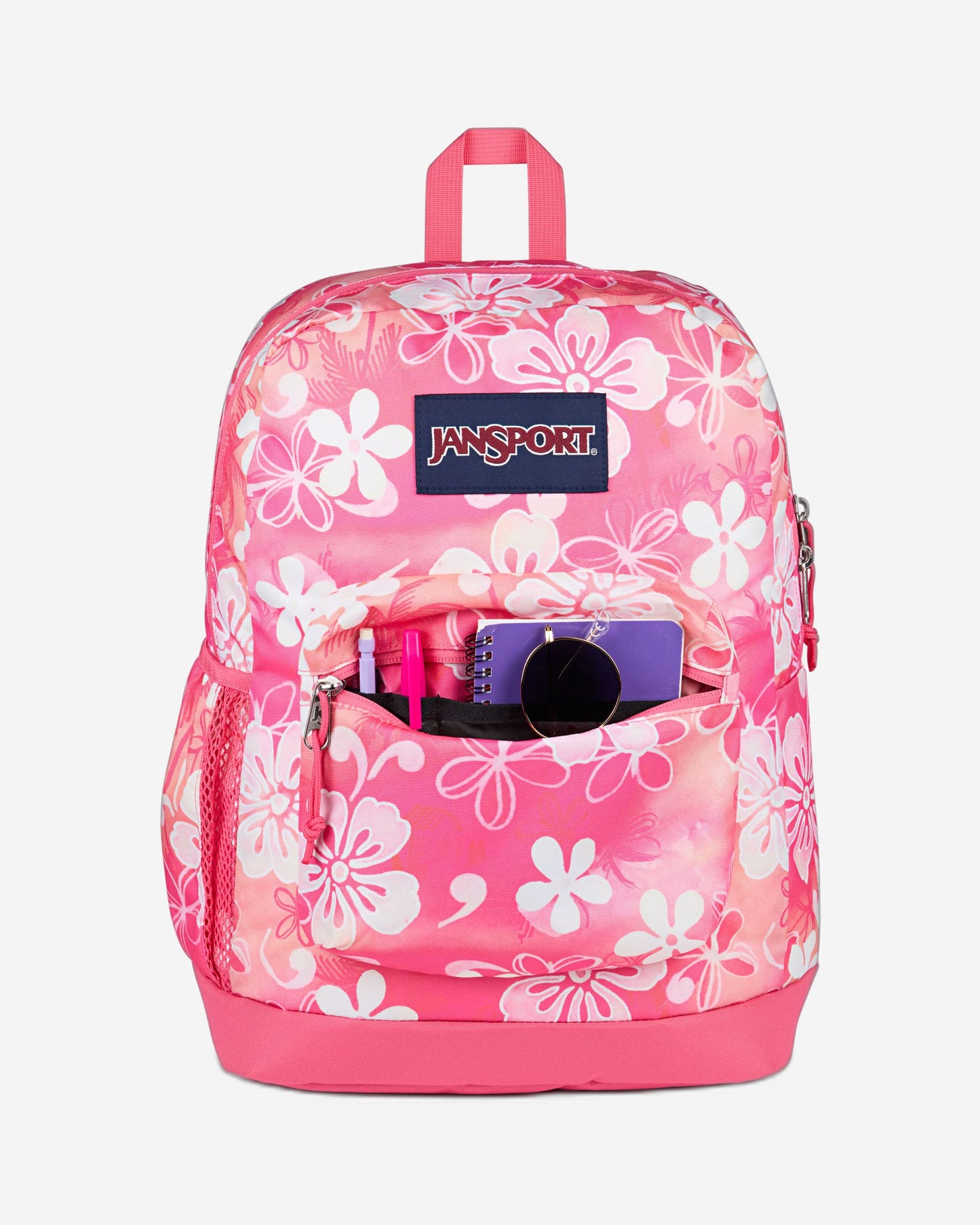 Buy JanSport Cross Town Plus Medium laptop Hiblisscus Backpack Online in UAE