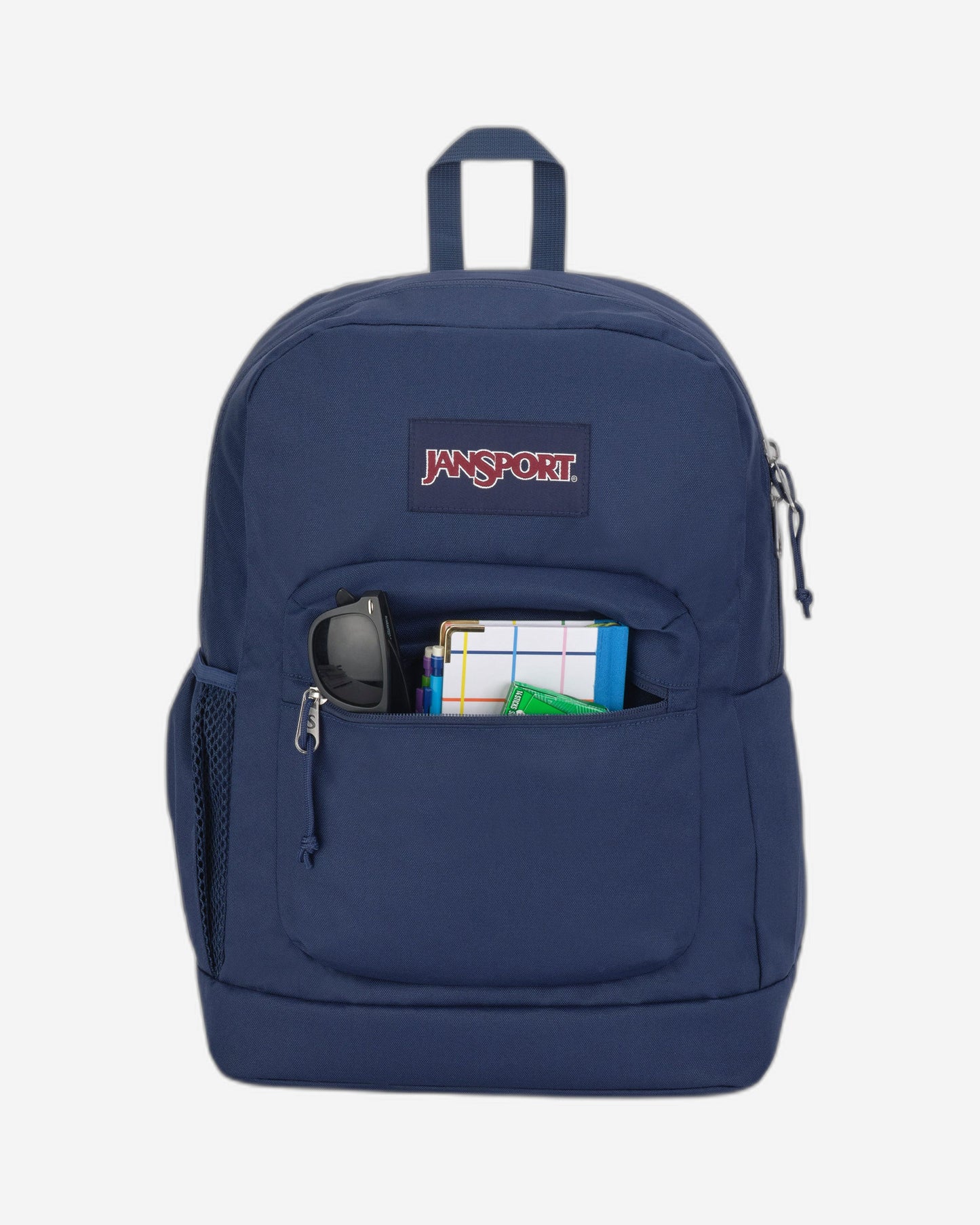 JanSport Cross Town Plus Medium laptop Navy Backpack
