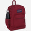 JanSport Cross Town Plus Medium laptop Russet Red Backpack