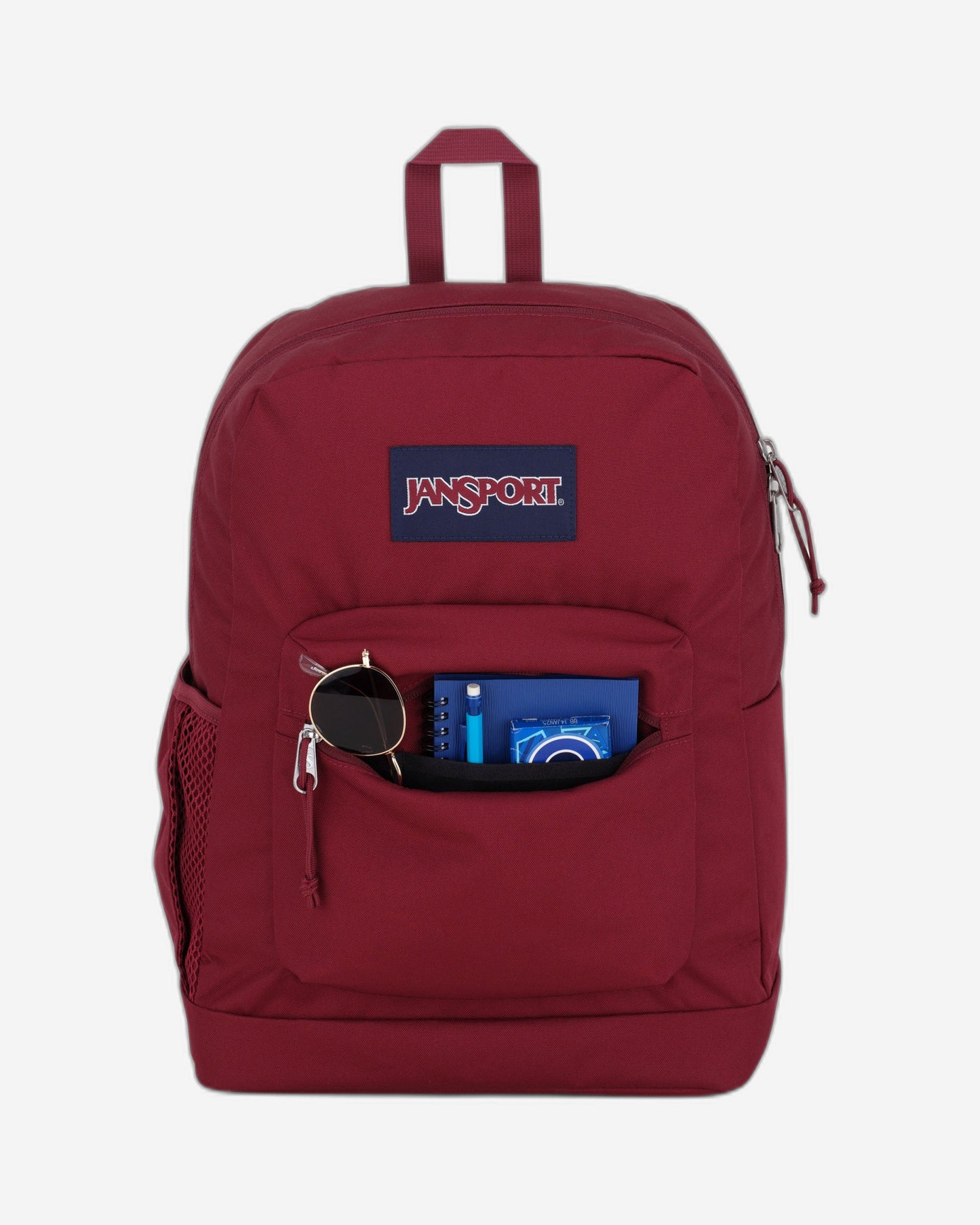 JanSport Cross Town Plus Medium laptop backpack Russet Red EK0A5BLBN621