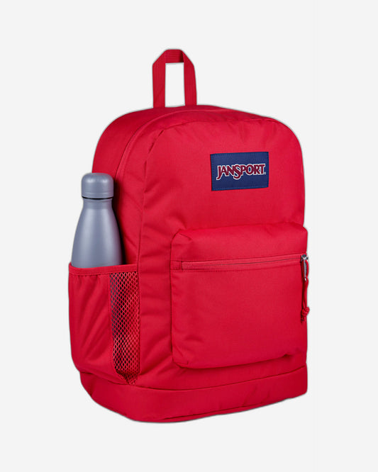 JanSport Cross Town Plus Medium laptop backpack Red Tape EK0A5BLBN581