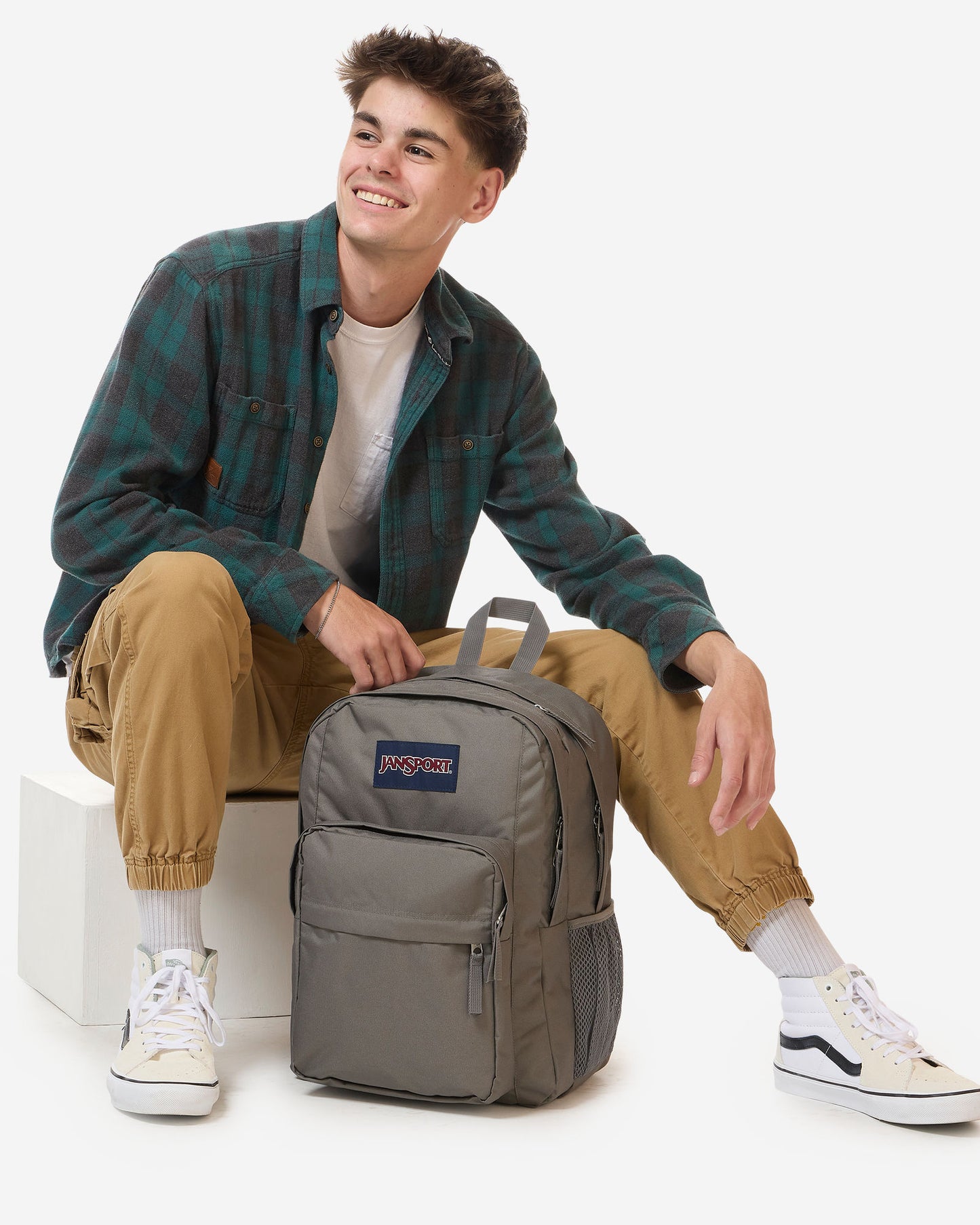 JanSport Big Day Pack Medium Graphite Grey Backpack