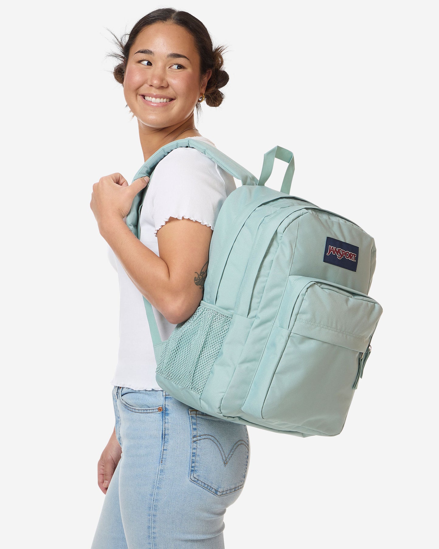 JanSport Big Day Pack Medium Faded Sage Backpack