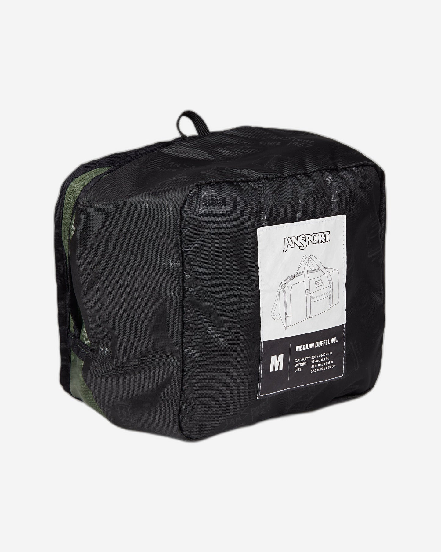 JanSport Weekender Medium Duffel Medium duffle bag Cargo Green EK0A5BKF2T31