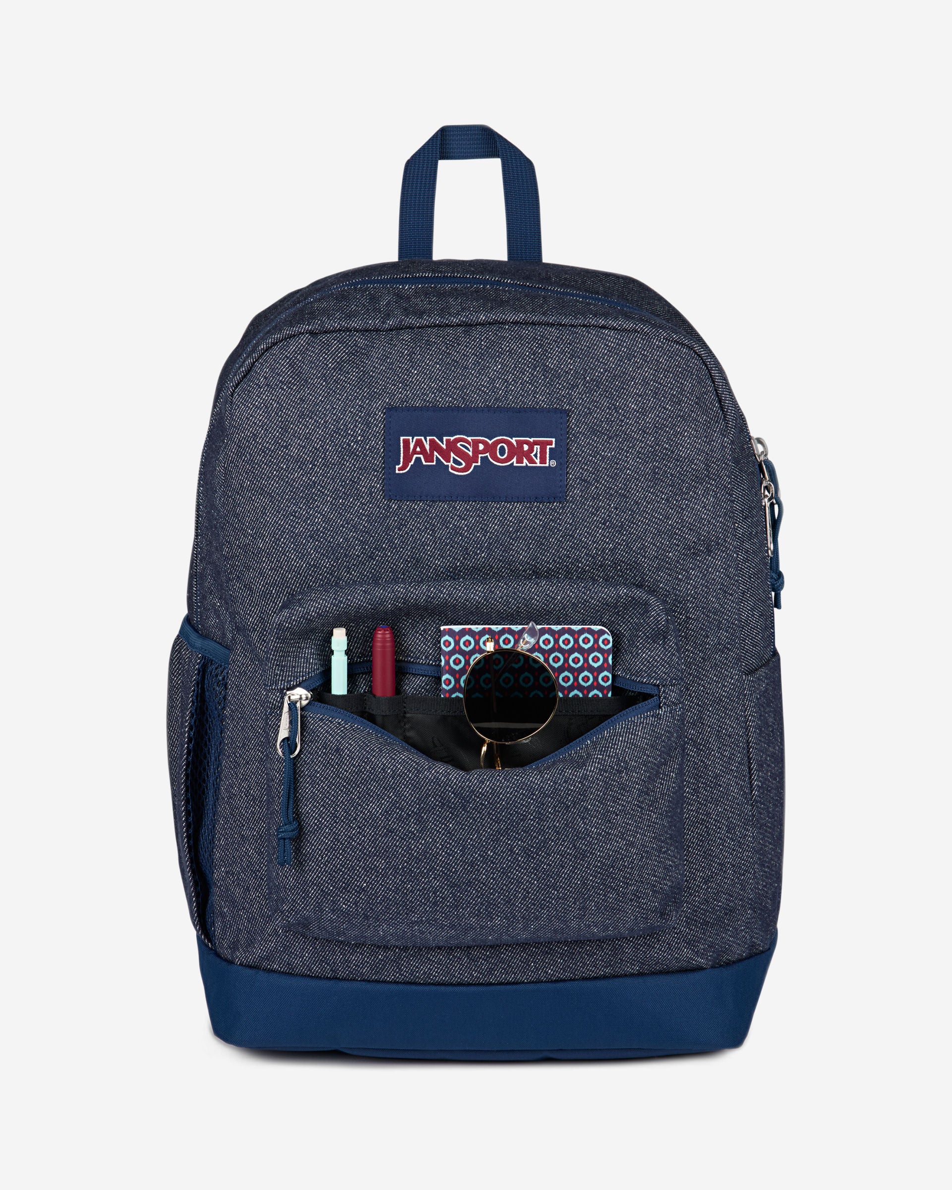 Buy JanSport Cross Town Plus Remix Indigo Denim Backpack Online in UAE Buy JanSport Cross Town Plus Remix Indigo Denim Backpack Online in UAE