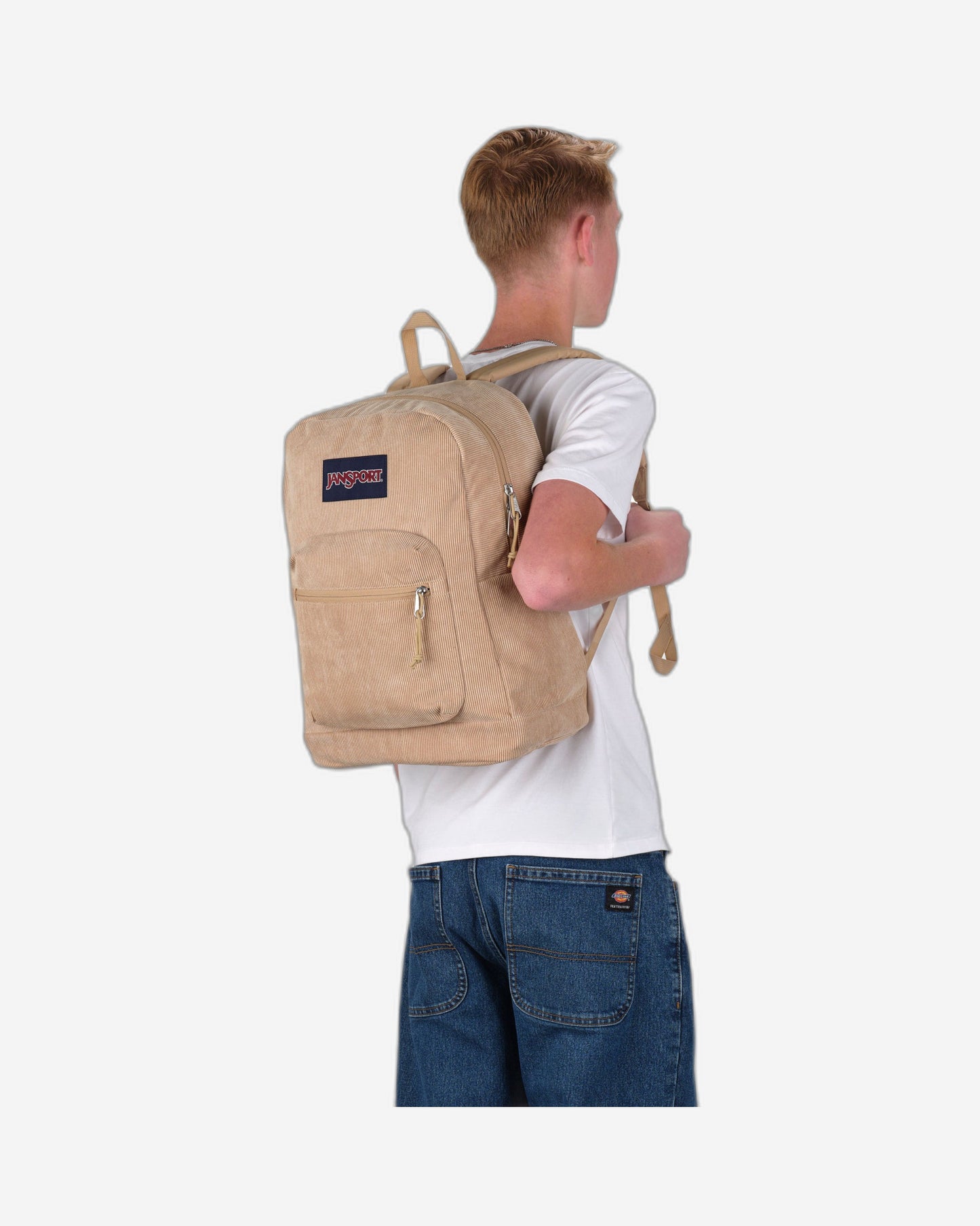 JanSport Cross Town Plus Remix Large Travertine Cord Backpack
