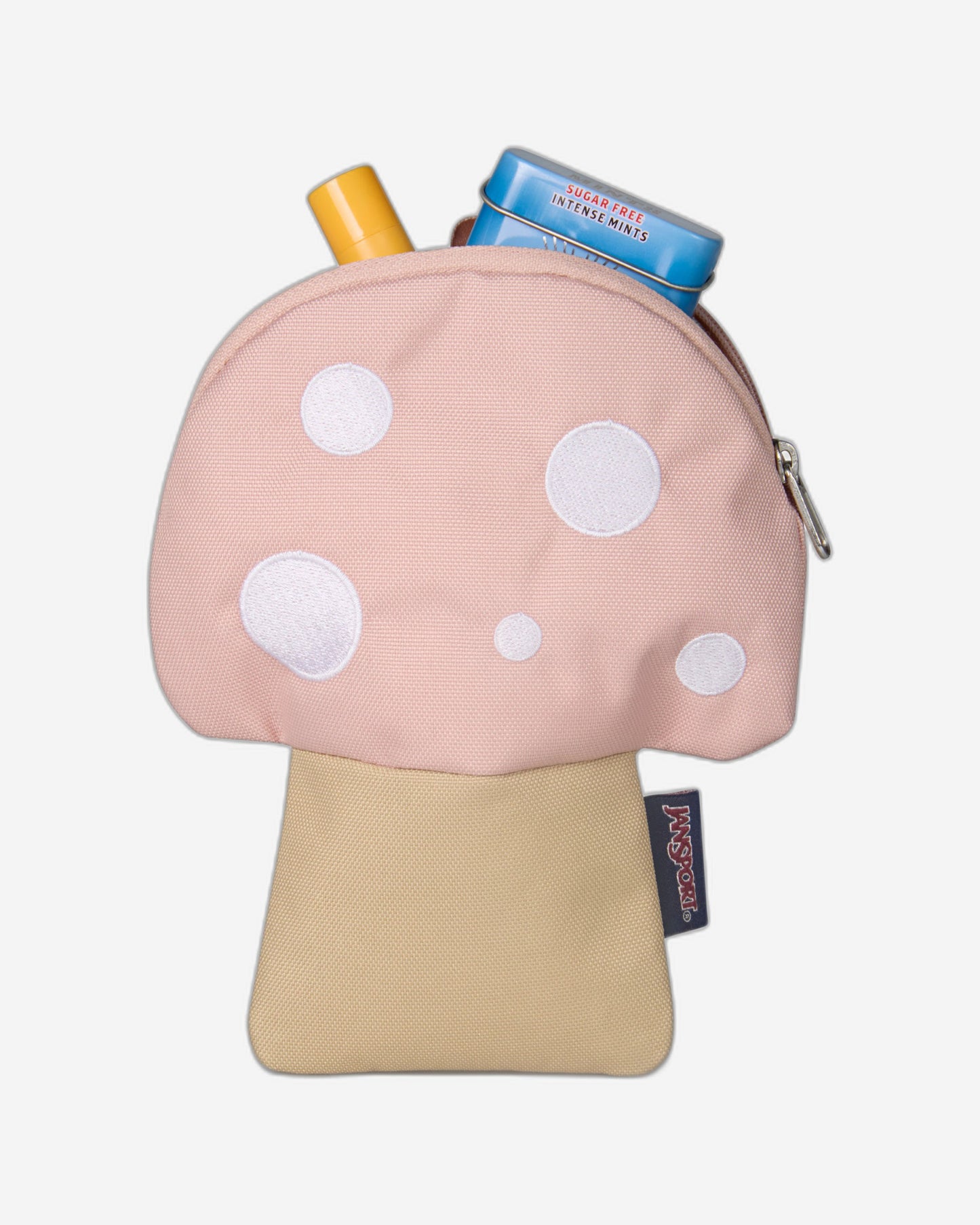 JanSport Mushroom Pouch Mushroom shaped pouch Misty Rose EK0A5BLWN591