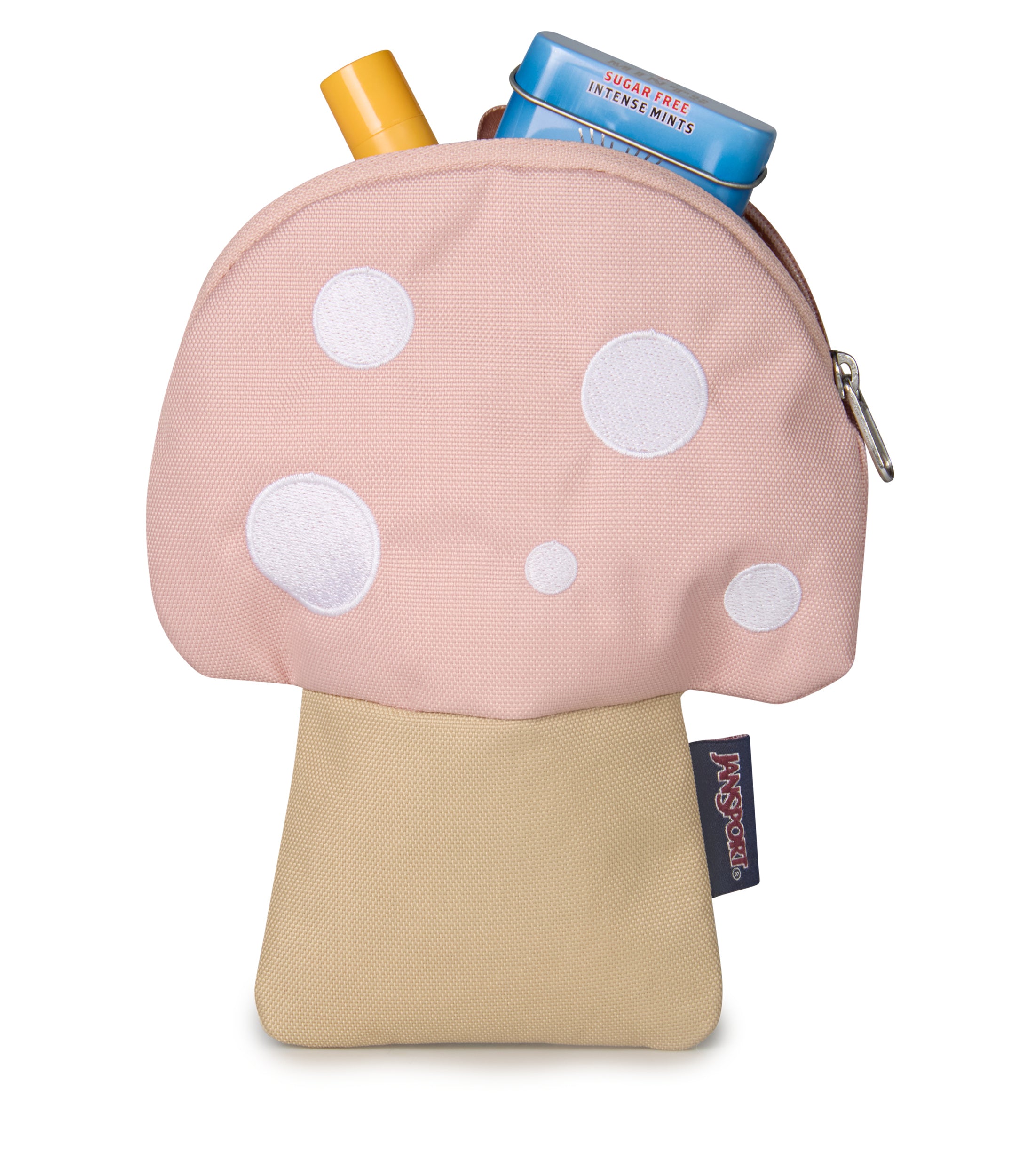 JanSport Mushroom Pouch Mushroom shaped pouch Misty Rose EK0A5BLWN591