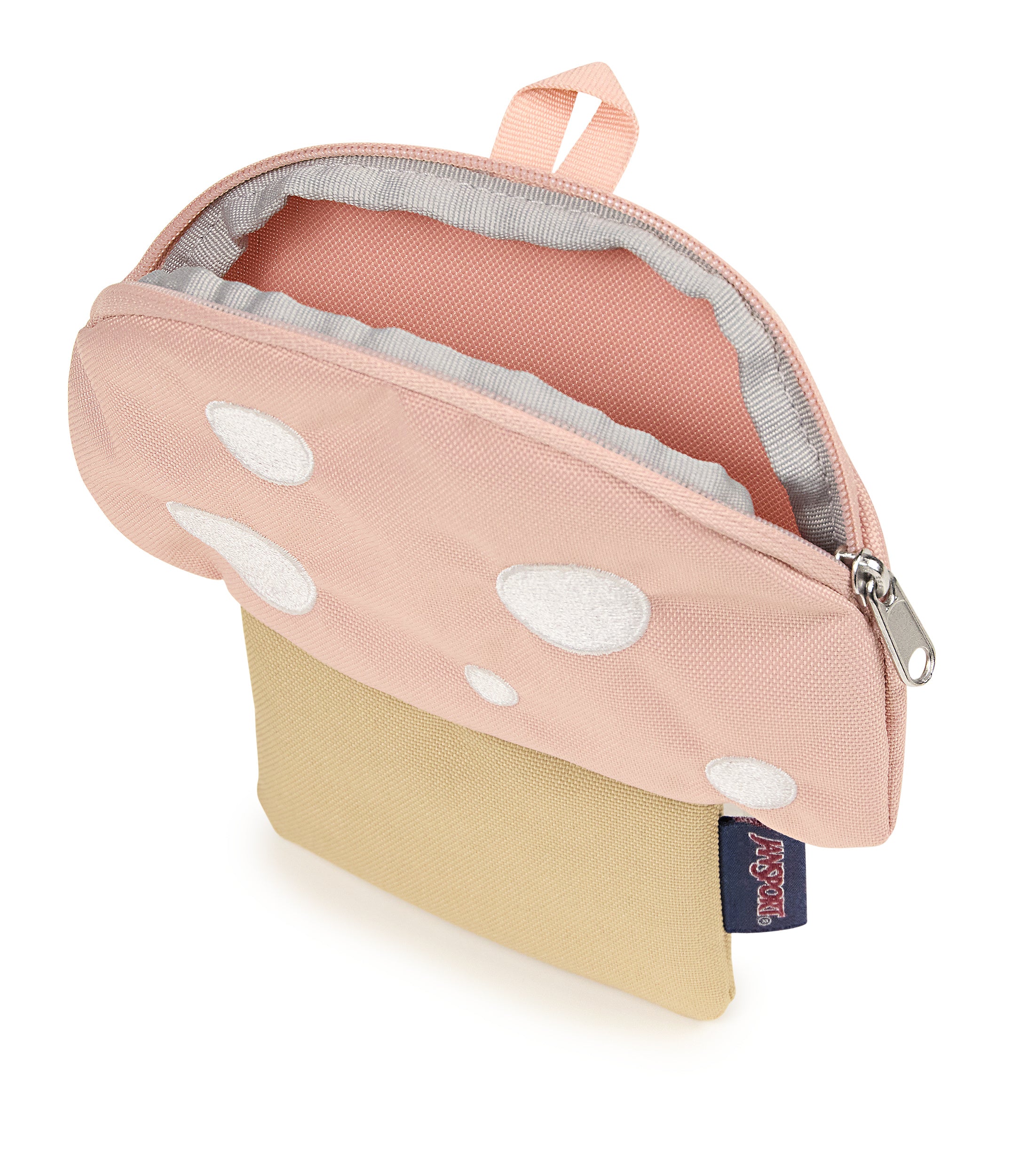 JanSport Mushroom Pouch Mushroom shaped pouch Misty Rose EK0A5BLWN591