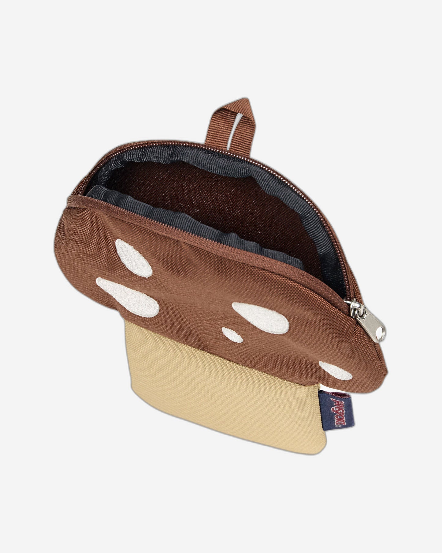 JanSport Mushroom Pouch Mushroom shaped pouch Basic Brown EK0A5BLW1T81