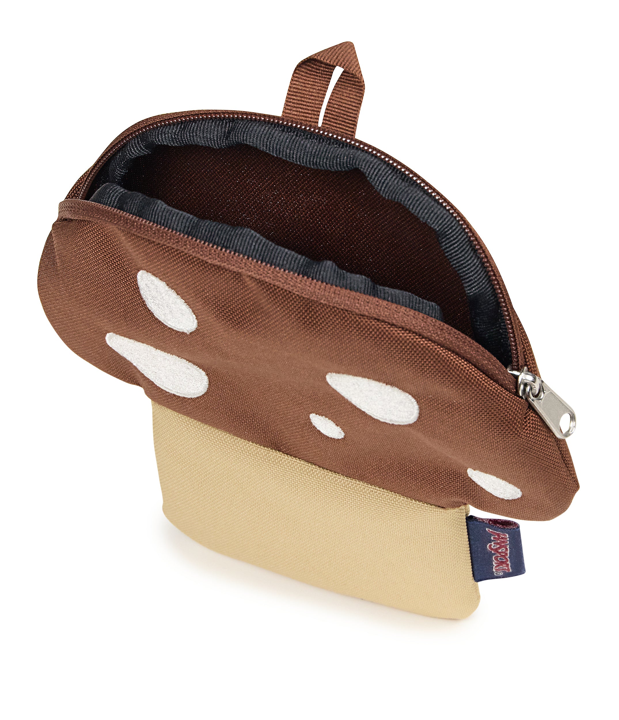 JanSport Mushroom Pouch Mushroom shaped pouch Basic Brown EK0A5BLW1T81