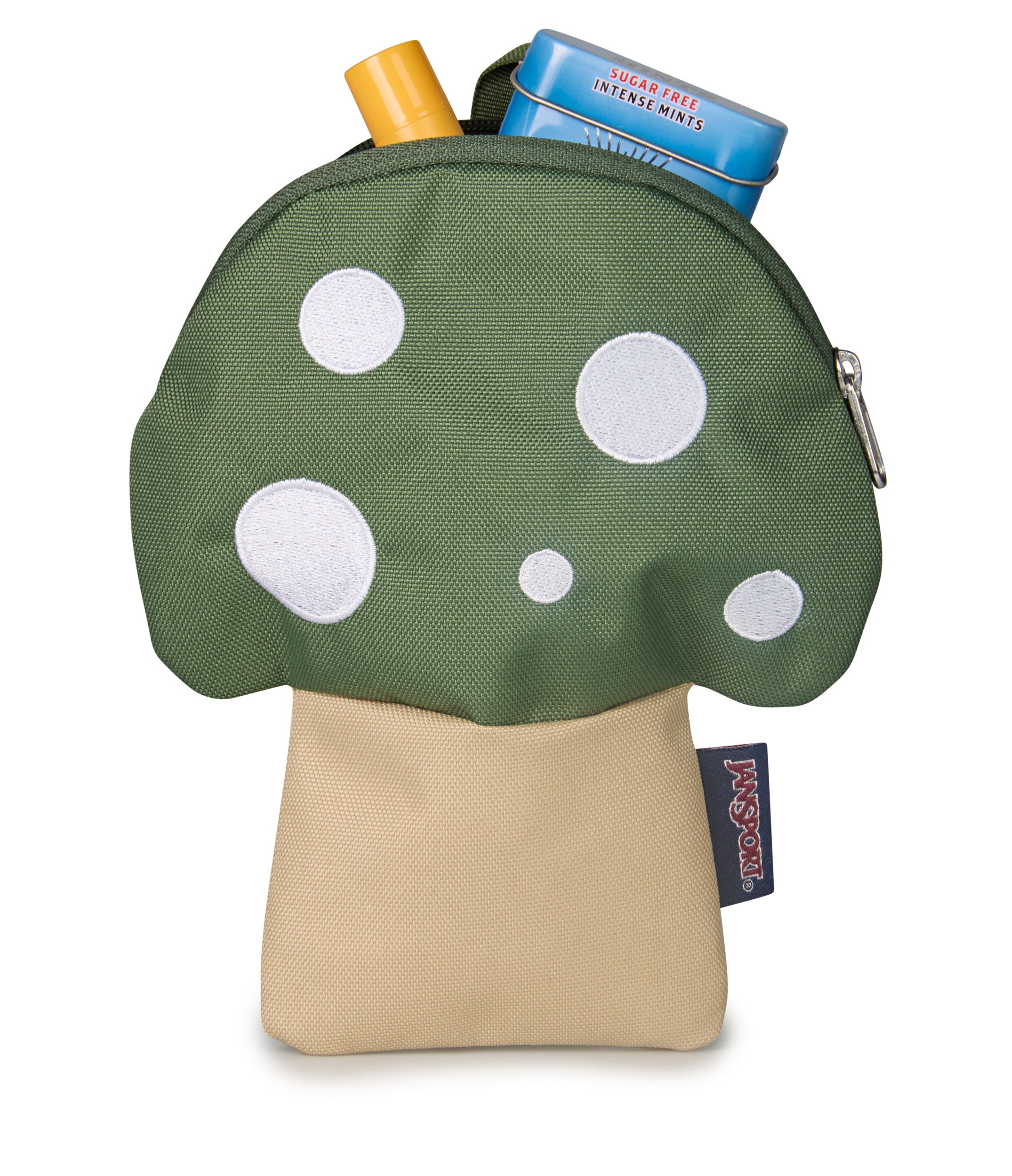  JanSport Mushroom Pouch Mushroom shaped pouch Cargo Green EK0A5BLW2T31