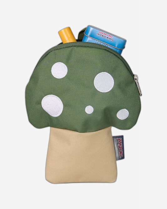 JanSport Mushroom Pouch Mushroom shaped pouch Cargo Green EK0A5BLW2T31