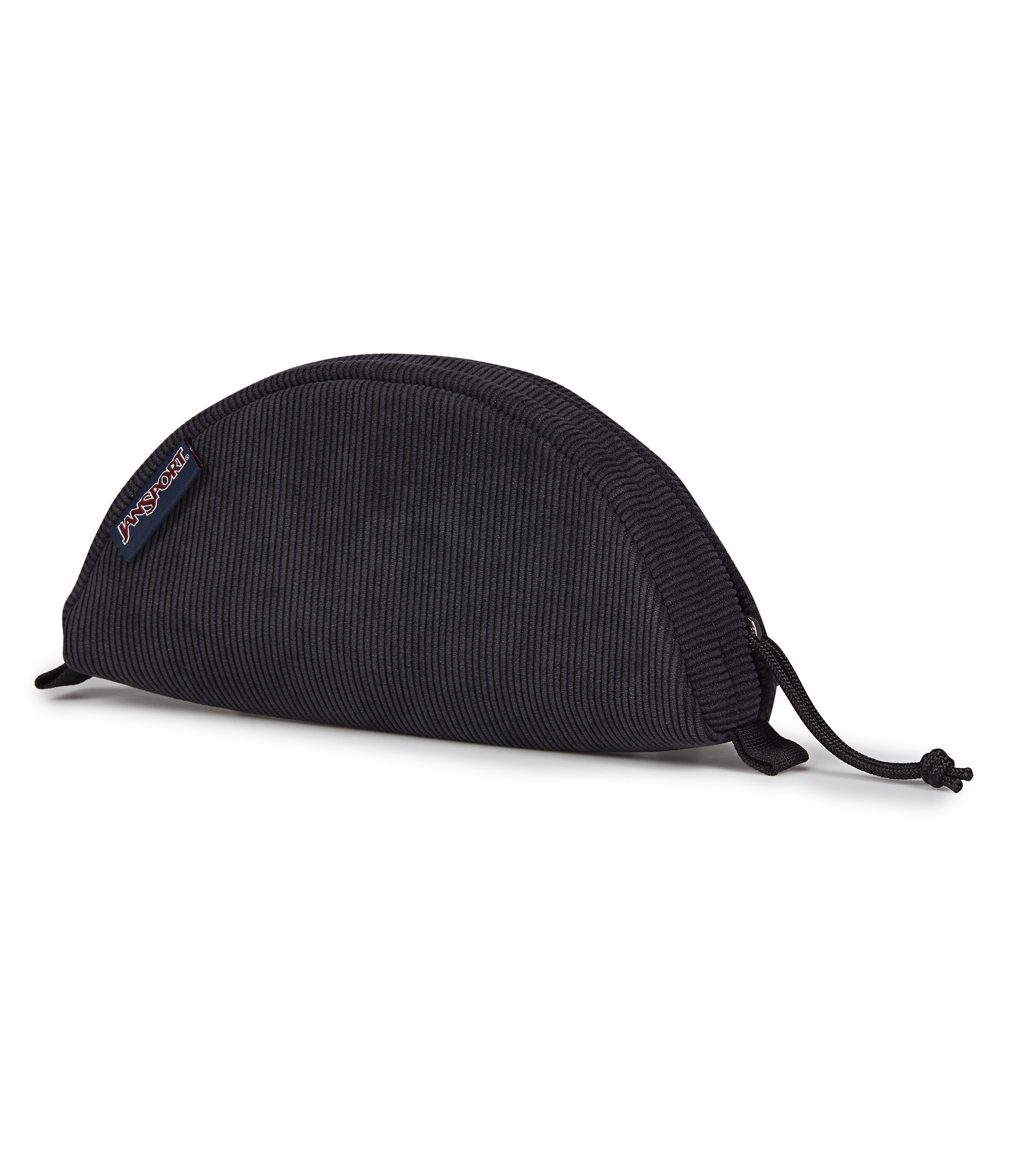 JanSport Luna Large Pouch Semi circular Large pouch Black Corduroy EK0A5BLF9O81