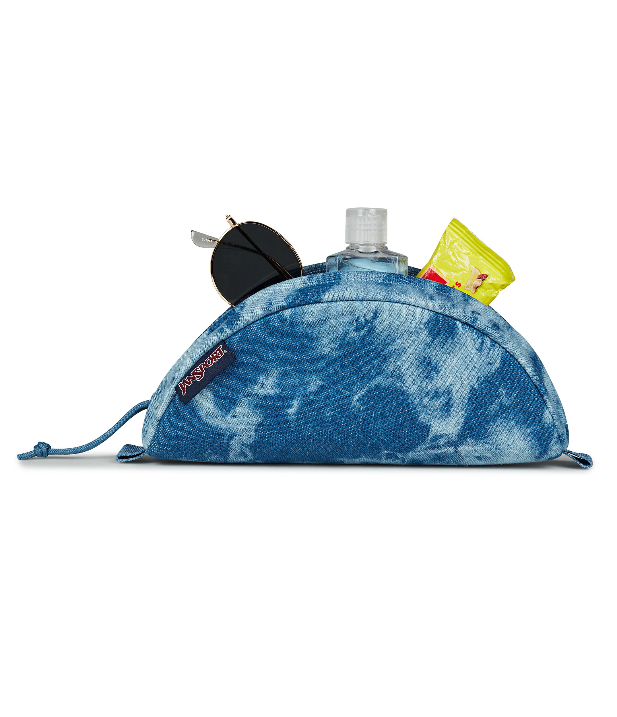  JanSport Luna Large Pouch Semi circular Large pouch Denim Washblue EK0A5BLF1W31