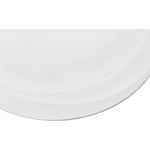 Shallow Bone China Tiffany Oval Plate, White, 14 Inches – Elegant Serving Plate for Dining & Special Occasions