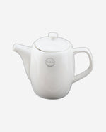 Shallow Hospitality Tea Pot, 600ml, White – Elegant Ceramic Tea Pot for Serving Tea & Hot Beverages