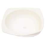 Shallow Nevel Bowl, White, 9.25 Inch – Elegant Bone China Serving Bowl for Everyday Use