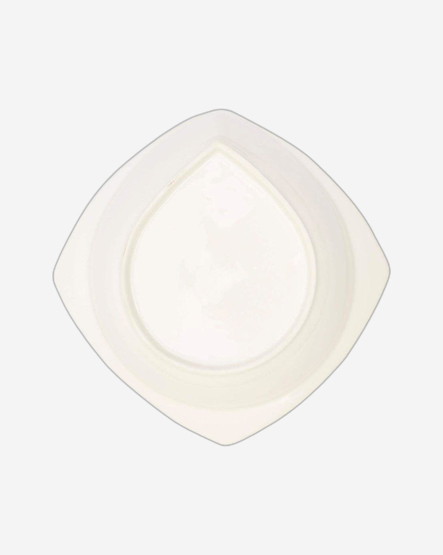 Shallow Nevel Bowl, White, 9.25 Inch – Elegant Bone China Serving Bowl for Everyday Use