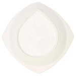 Shallow Nevel Bowl, White, 9.25 Inch – Elegant Bone China Serving Bowl for Everyday Use