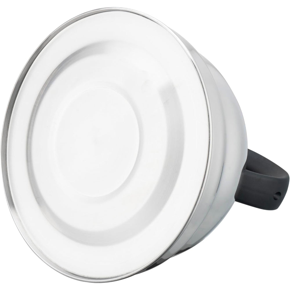 Cuisine Art CLARA 201 Stainless Steel Whistling Tea Kettle 2.5L, Silver, Mirror Polish, Fixed Nylon Handle, Satin Interior, Fast Boiling, Suitable for use on all stove tops