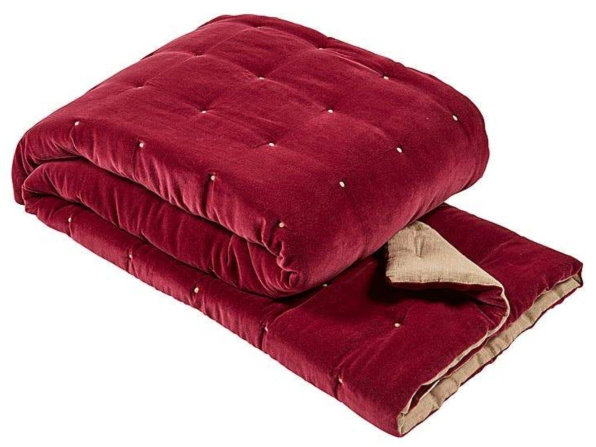 Christy "Jaipur" Throws - Magenta (dark-pink)