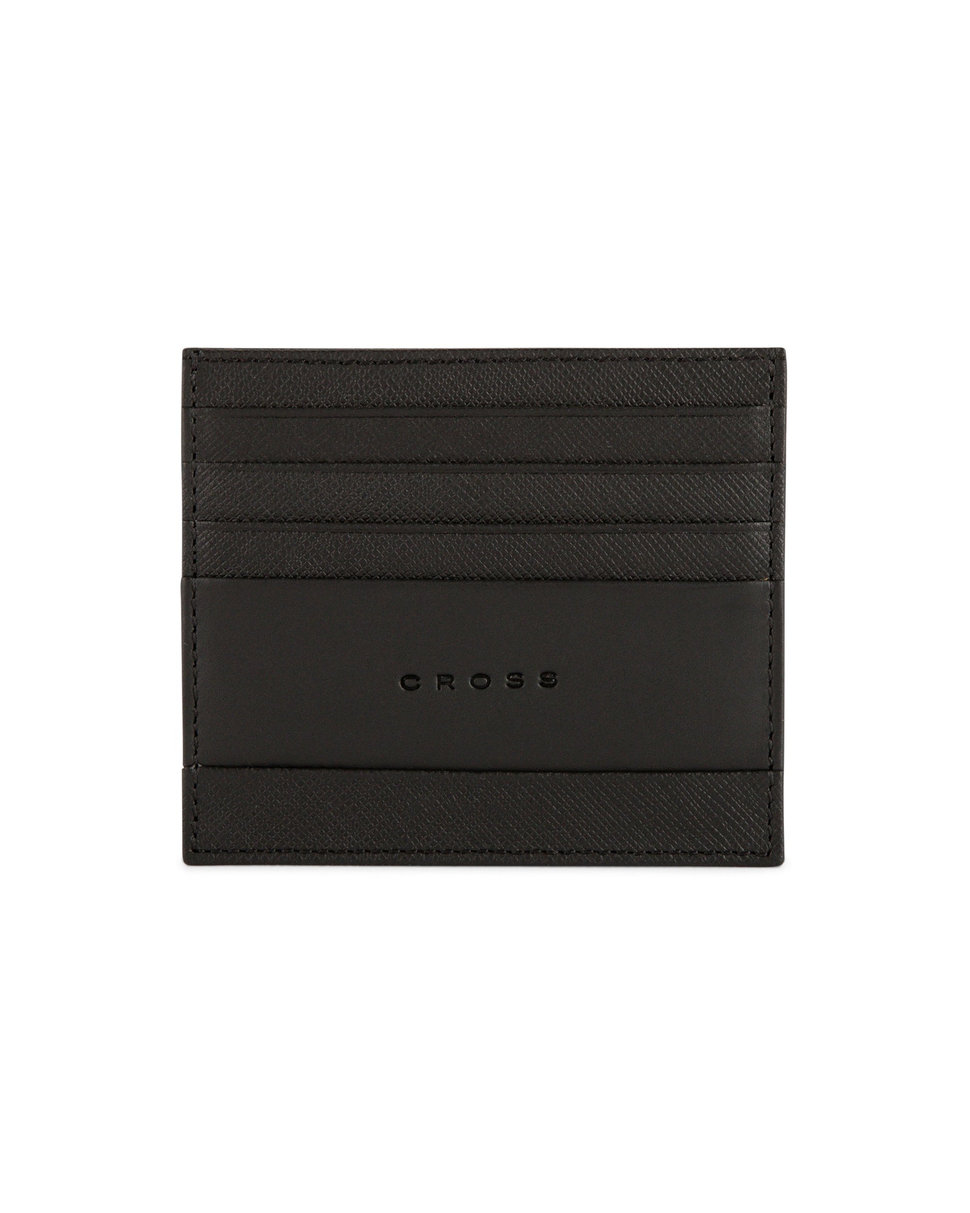 CROSS Saffiano Leather 6CC Card Holder - Black