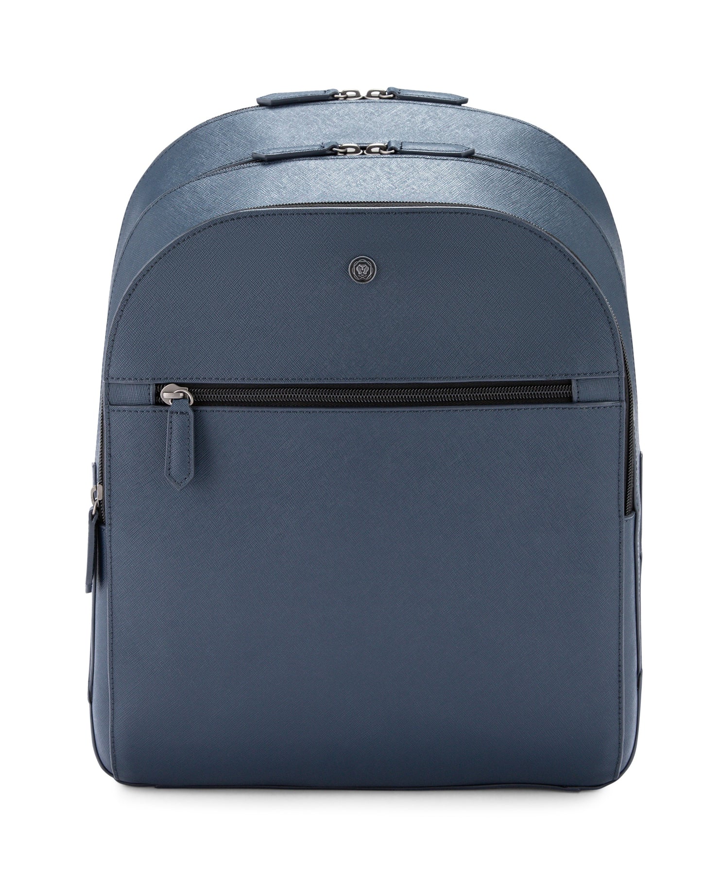 Cross Luxury Leather Backpack - Navy Blue