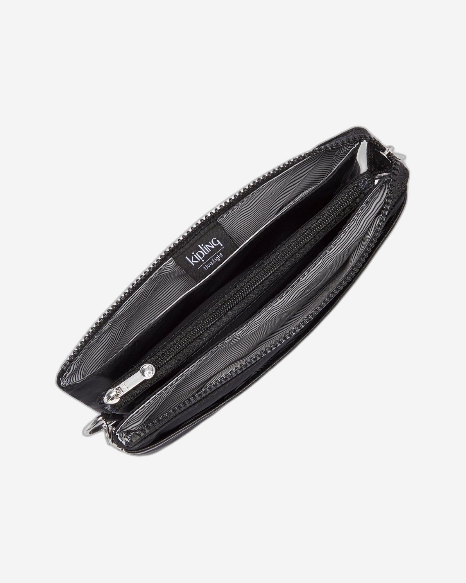 Kipling Riri Paka Black Large Pouch with Crossbody Strap C272323-79S