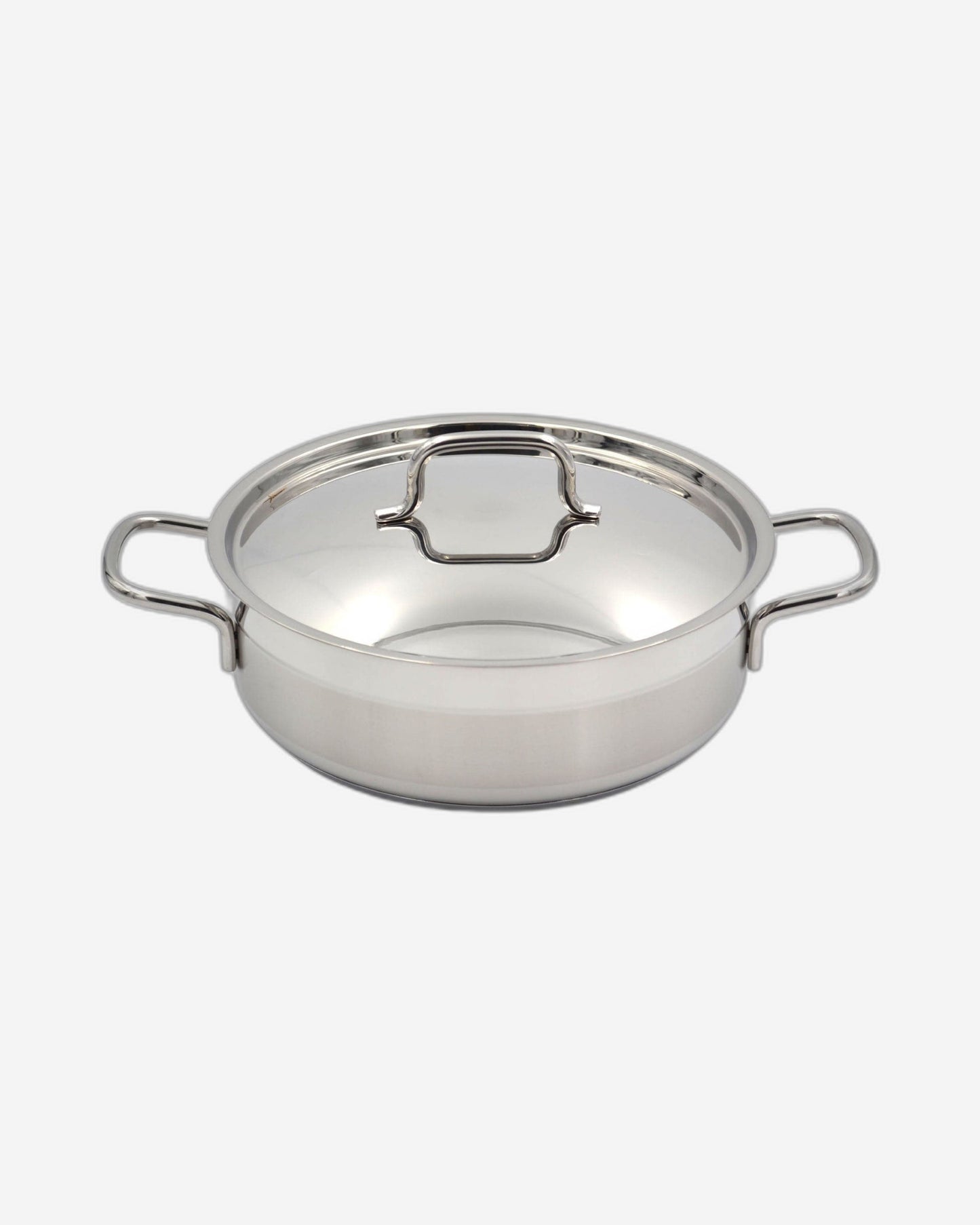 Korkmaz Alfa Low Stainless Steel Casserole Pot