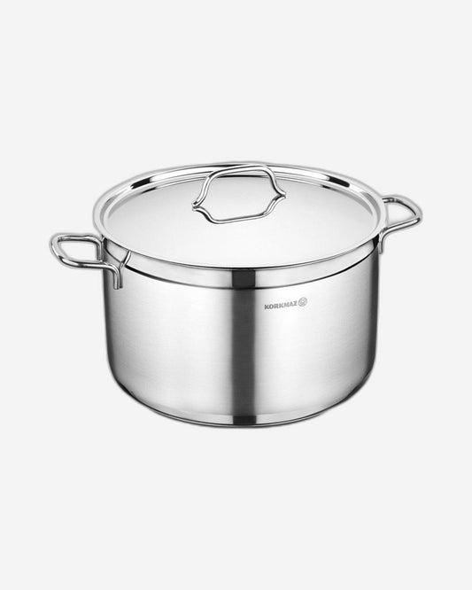 Korkmaz Alfa Extra Deep Stainless Steel Casserole Pot