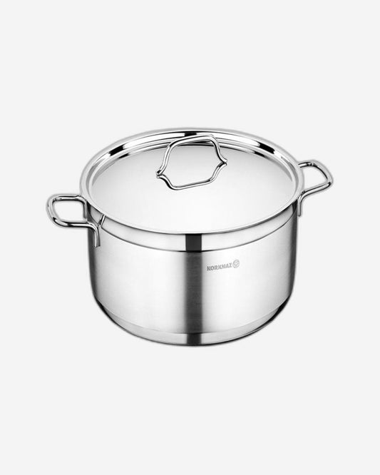 Korkmaz Alfa Extra Deep Stainless Steel Casserole Pot