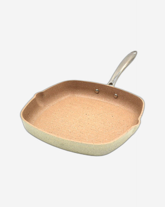 Korkmaz Granita Forged Aluminium Square Grill Frypan