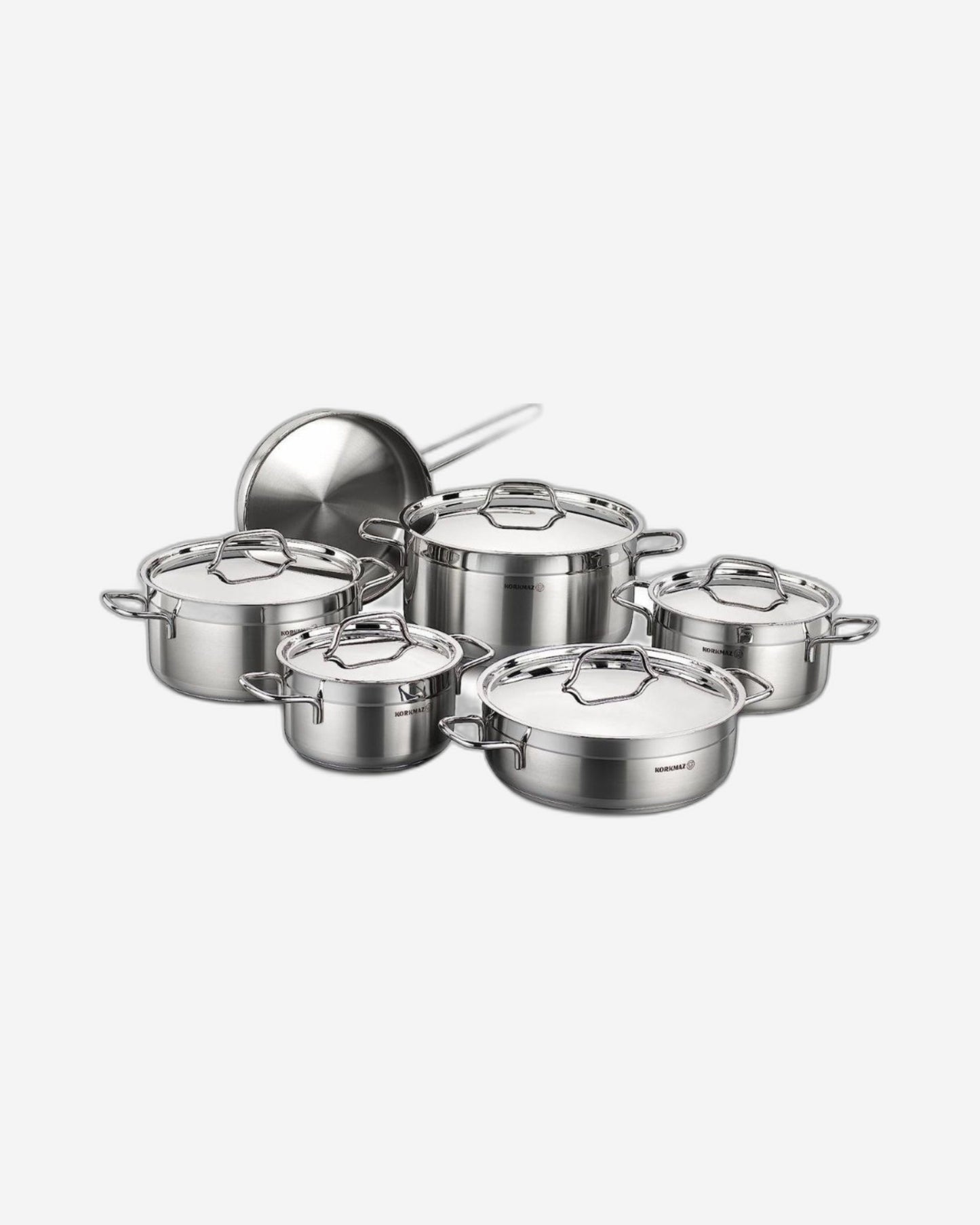 Korkmaz Alfa Plus Cookware Set 11Pc Induction