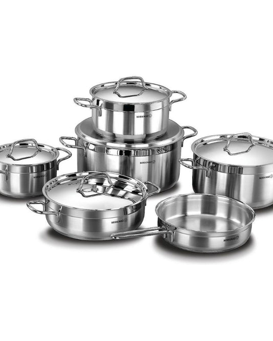 Korkmaz Alfa Xl 11 Pcs. Induction Base Cookware Set