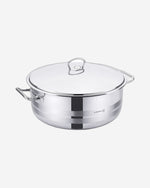 Korkmaz Mega Low Stainless Steel Casserole Pot