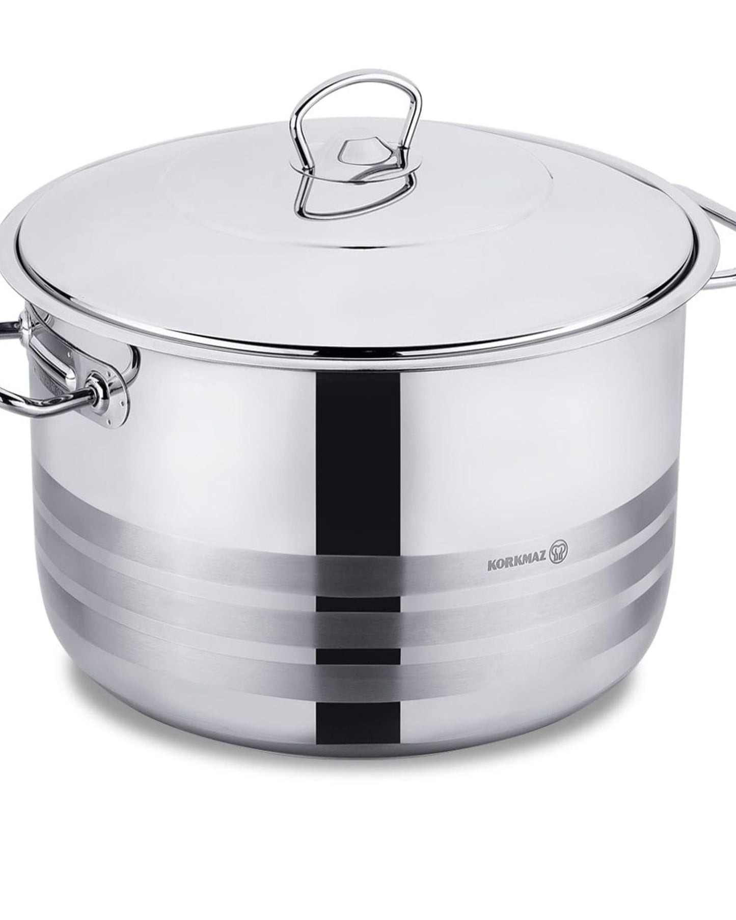 Korkmaz Mega Stainless Steel Casserole Pot